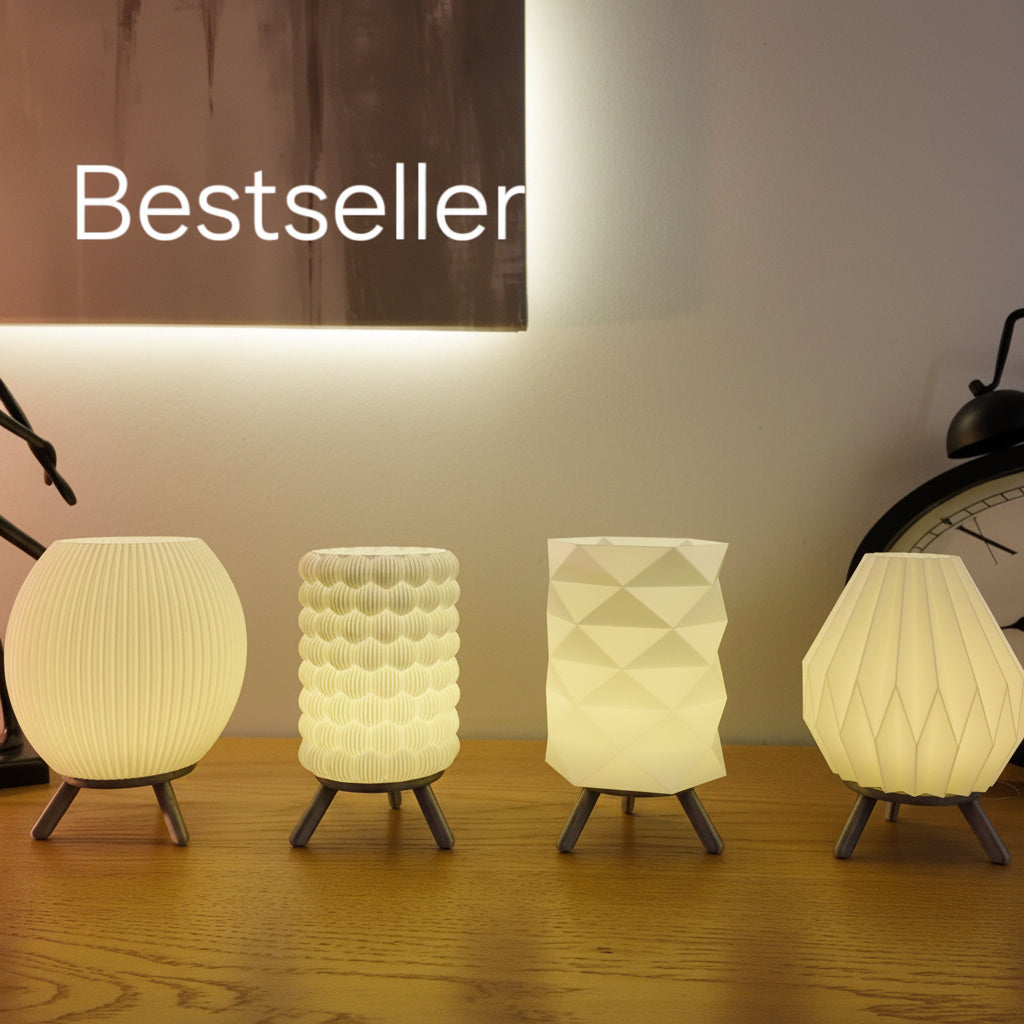 SET hochwertige LED-Teelicht-Lampen LIORA – modernes Design trifft warme Atmosphäre | Ästhetik | Tischleuchte