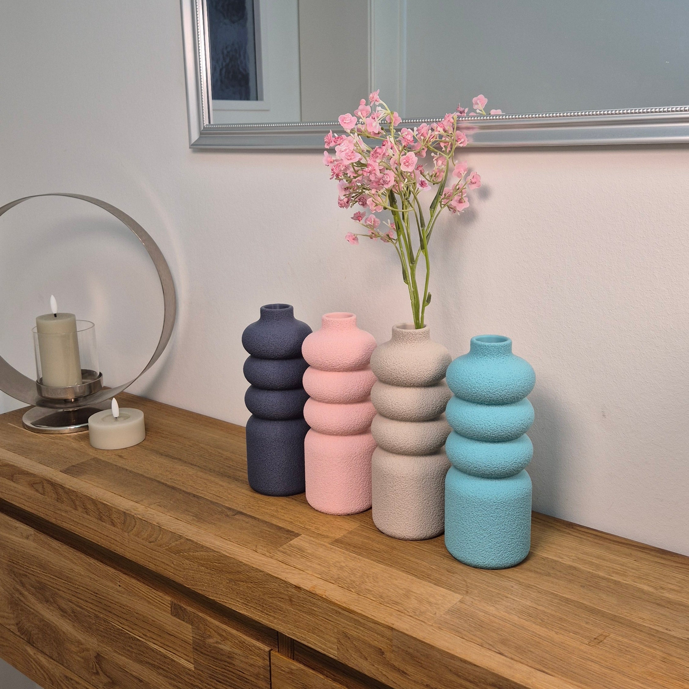Vase VELOURA | Hingucker im Frühling | Trockenblumen