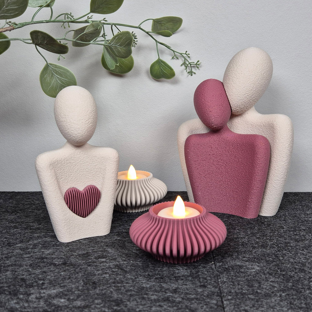 Statue | Muttertag | Herzfigur | Liebe | Stilvolles Design