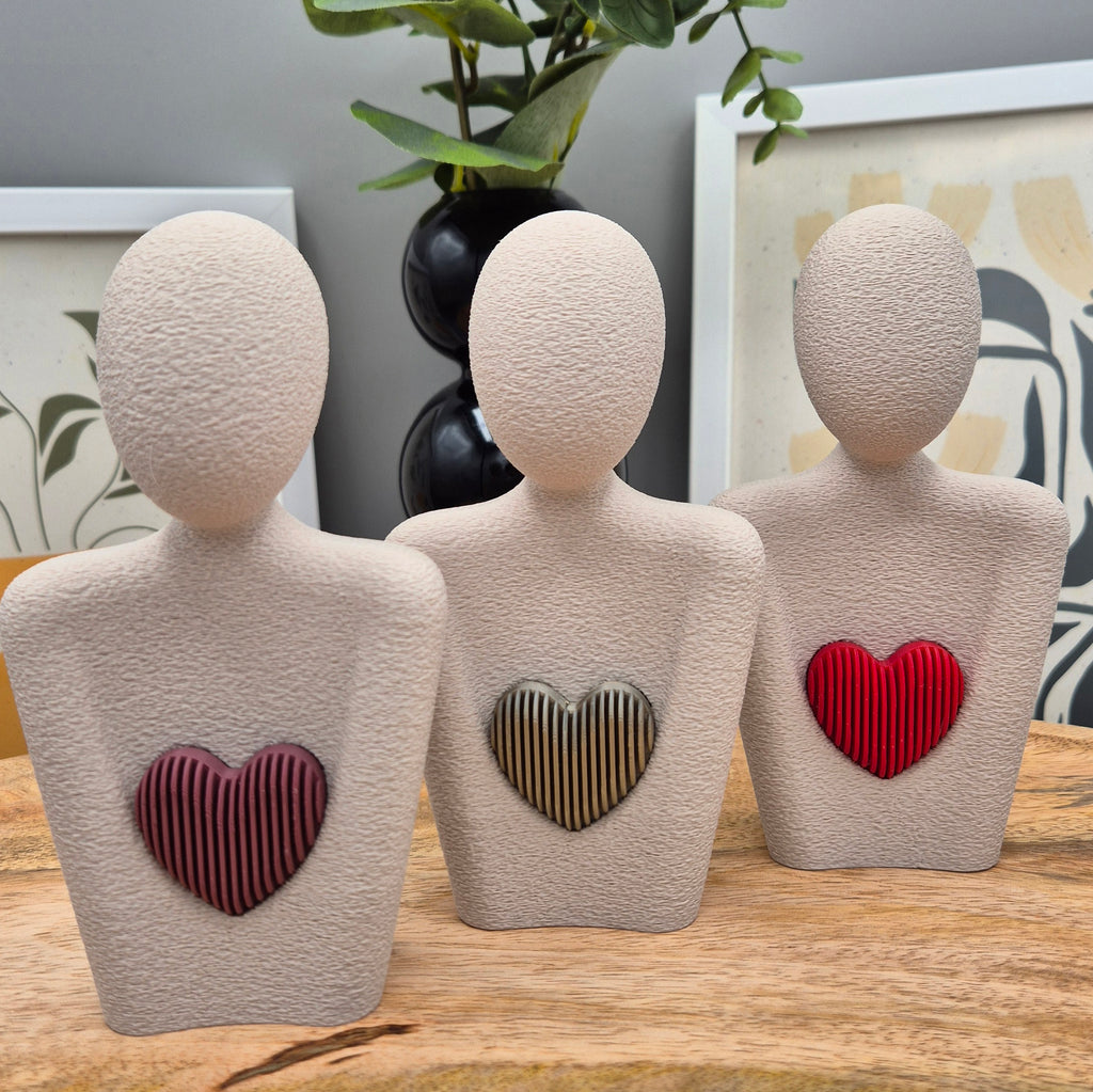 Statue | Muttertag | Herzfigur | Liebe | Stilvolles Design