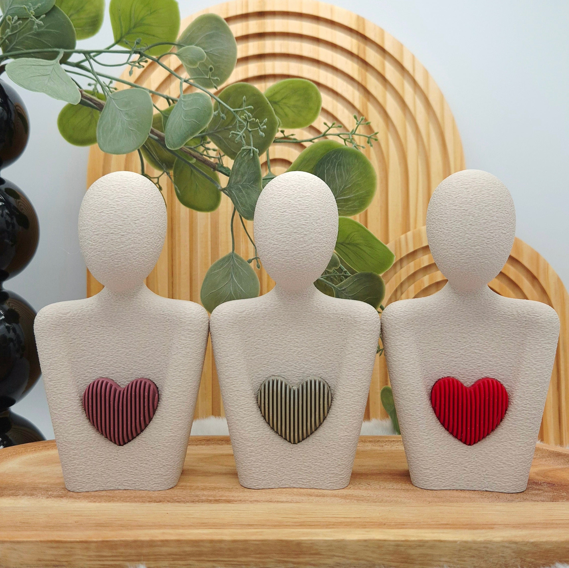Statue | Muttertag | Herzfigur | Liebe | Stilvolles Design
