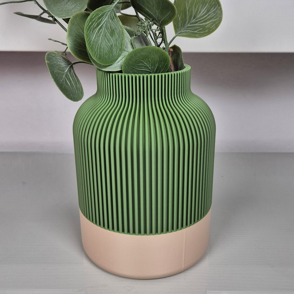 Design Vase SUNSHINE INA | pink-orange | Hingucker im Frühling | Trockenblumen