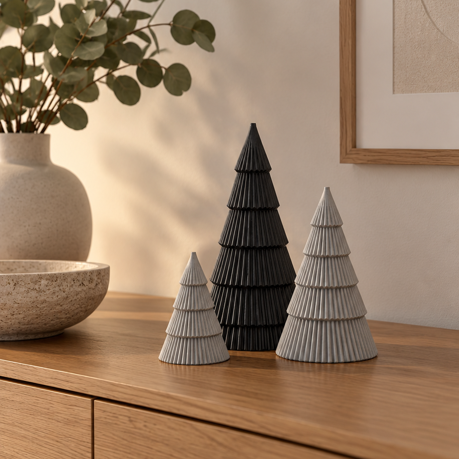 Stilvolle minimalistische Weihnachtsbäume | Skandik