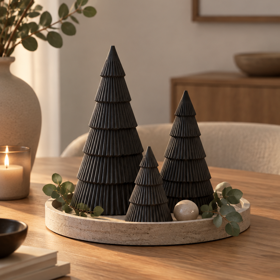 Stilvolle minimalistische Weihnachtsbäume | Skandik