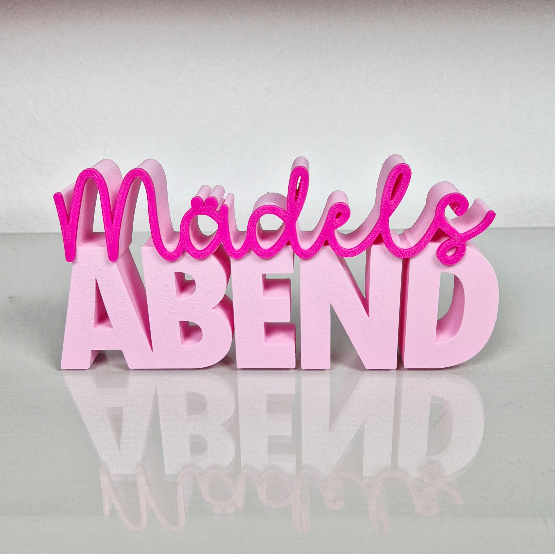 Mädelsabend | 3D Schriftzug | Freundin & Feiern